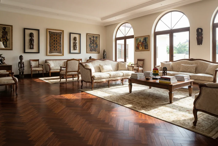 Hardwood diplomatic residence Ho Ghana