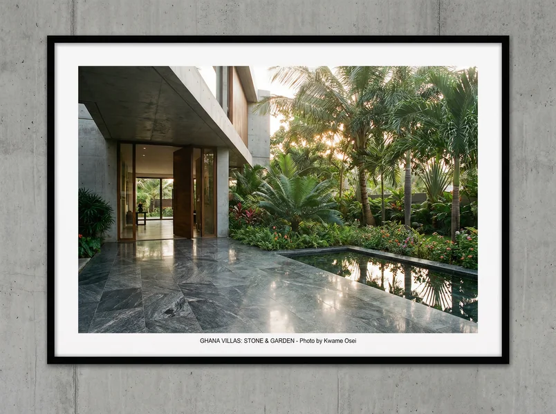 Premium granite entrance steps and flooring in a corporate building in Accra, Ghana